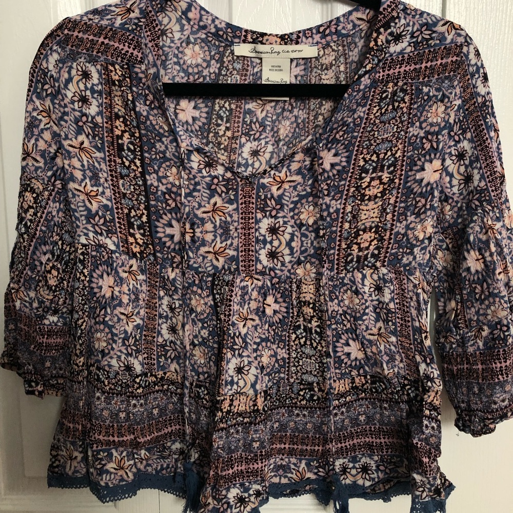 American Rag Women’s XS Peasant Top